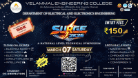 Surge 2K26 EEE Technical Symposium Poster